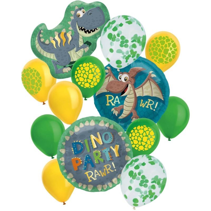 Ballon Set Dinosaurier