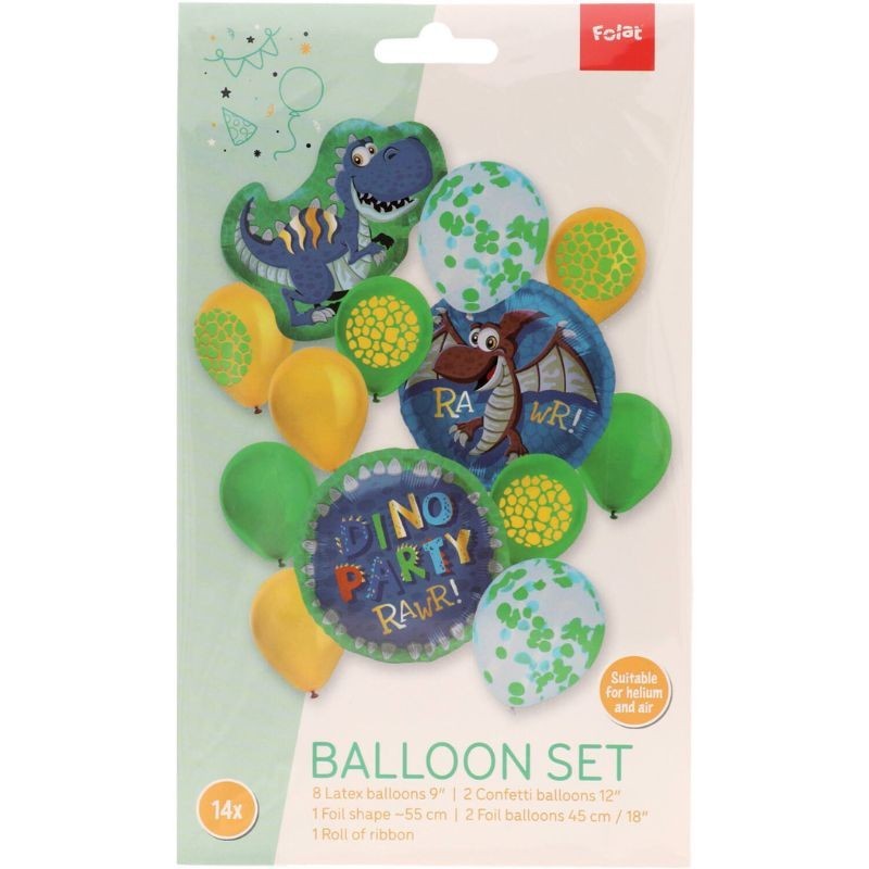 Ballon Set Dinosaurier