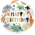 Ballon Dino Roar Happy Birthday