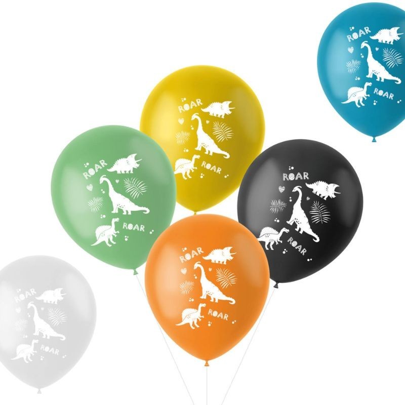 Luftballon Set Dino Roar bunt