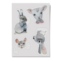 Reflektierende Sticker Lamm & Hase