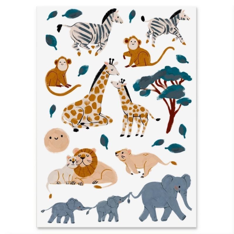 Postkarte Safari