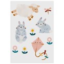 Bügelbilder Hase & Schaf