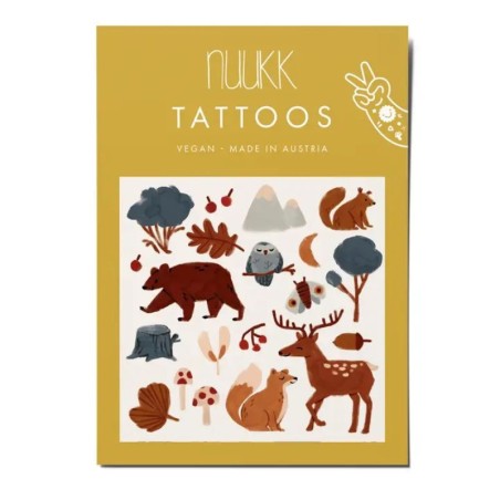 Kindertattoo Set Waldtiere