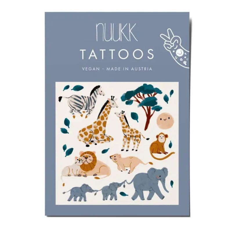 Kindertattoo Set Safari