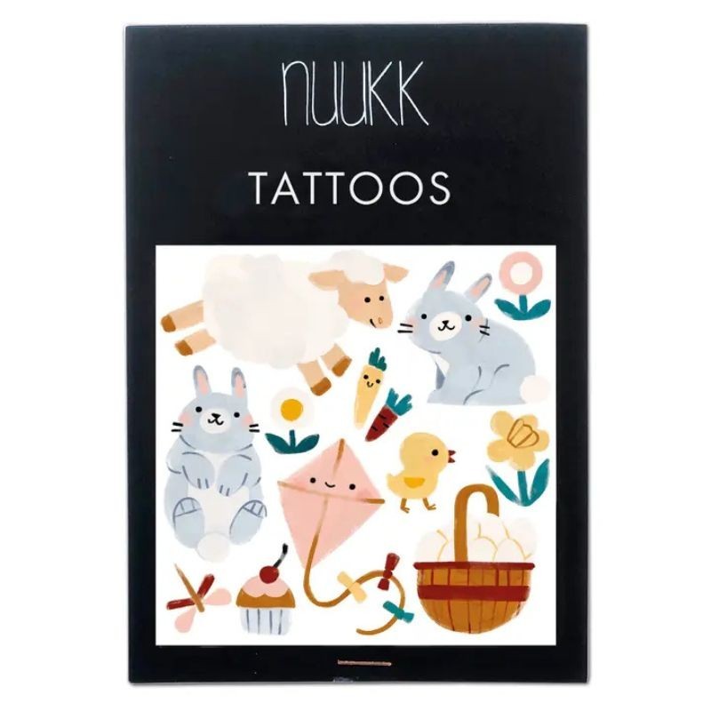 Kindertattoo Set Frühlingstiere