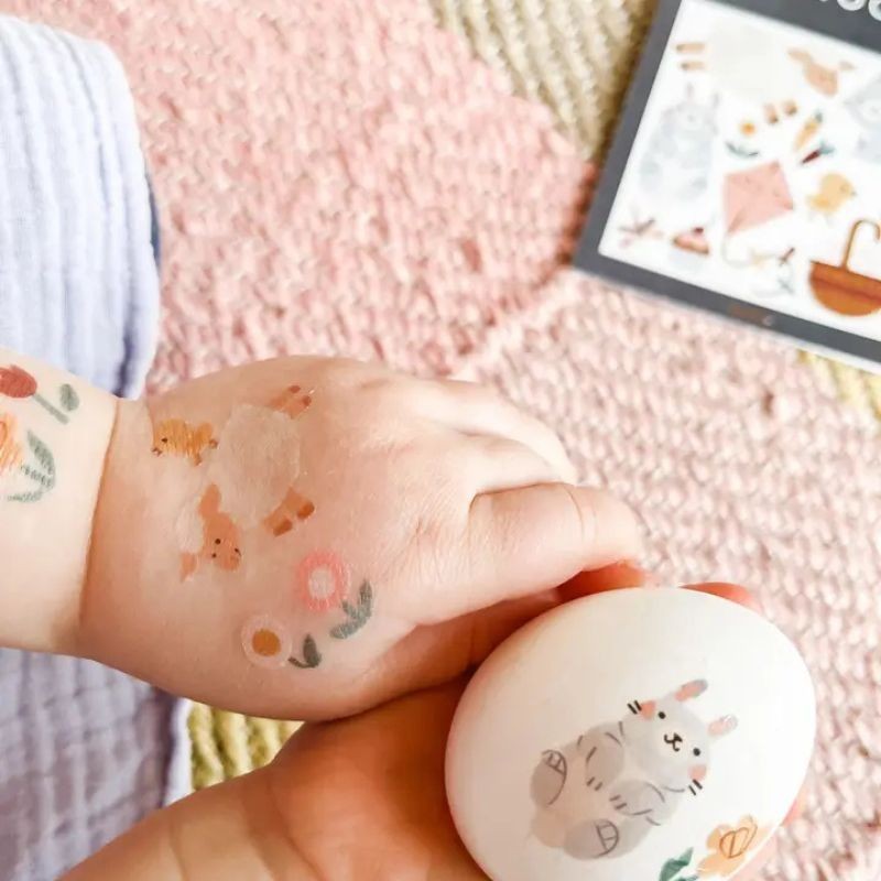 Kindertattoo Set Frühlingstiere