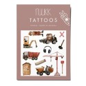 Kindertattoo Set Baustelle