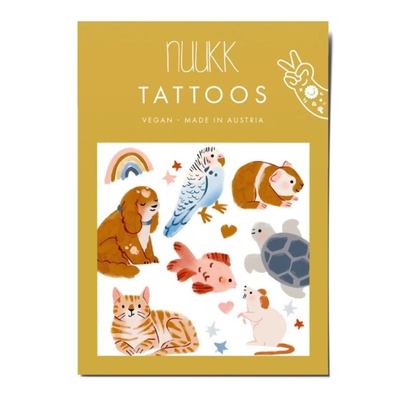 Kindertattoo Set Haustiere