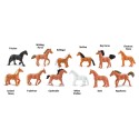Pferde - Set mit 12 handbemalten Mini-Figuren