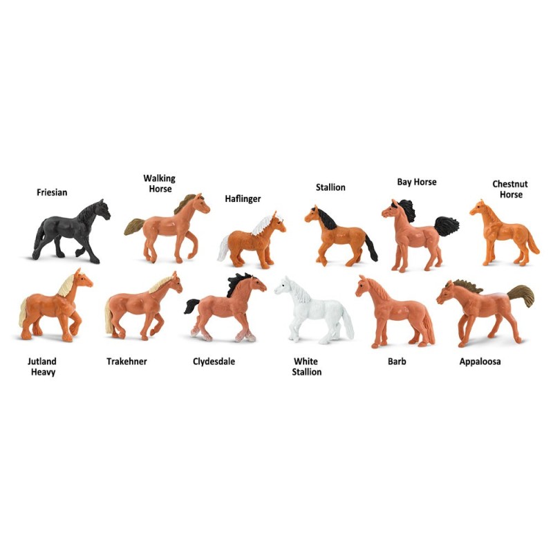 Pferde Spielfiguren Set mit 12 Figuren