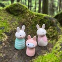 Hasenfamilie Holztiere