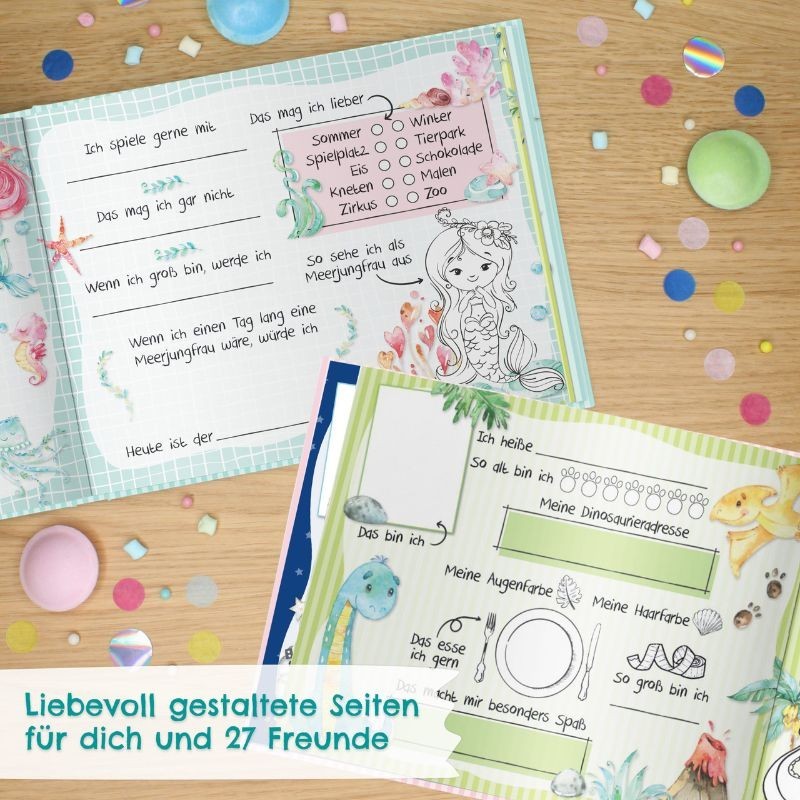 Freundebuch Kindergartenfreunde rosa