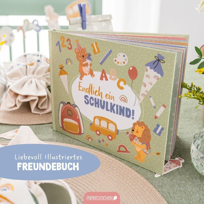Freundebuch Endlich ein Schulkind