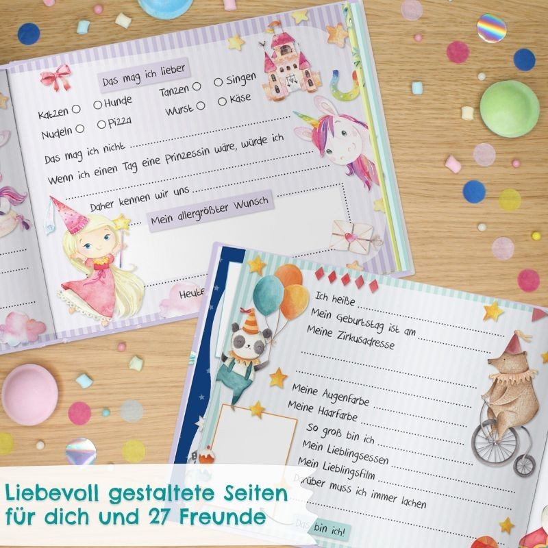 Freundebuch Schulfreunde grün