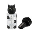 Spitzer Kawaii Katze schwarz