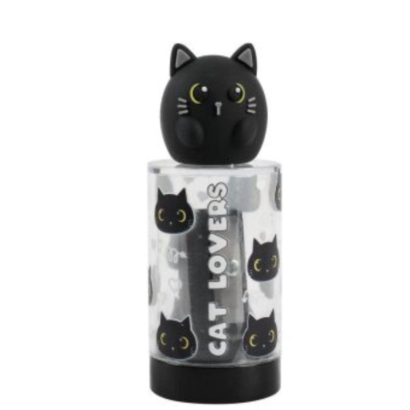 Spitzer Kawaii Katze schwarz