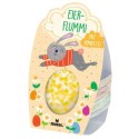 Osterei Flummi mit Glitzer gelb