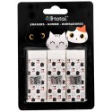 Radiergummi Katzen Peace, Love & Cat 3er Set