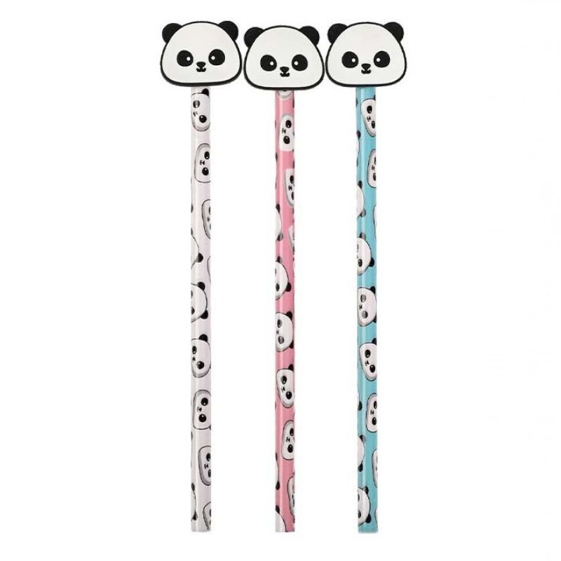 Bleistift Set Panda mit Topper