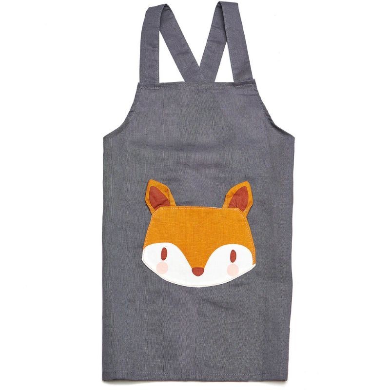 Kinderschürze Fuchs aus Leinen