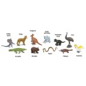 Tiere Australiens - Set mit 12 handbemalten Mini-Figuren