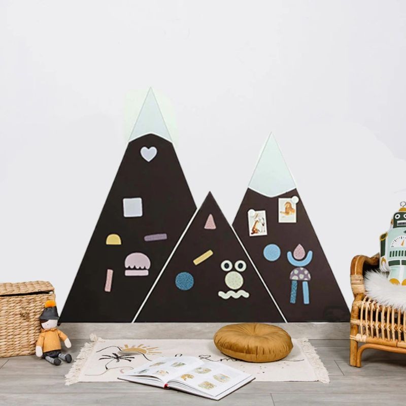 Magnettafel Berge mit Magneten