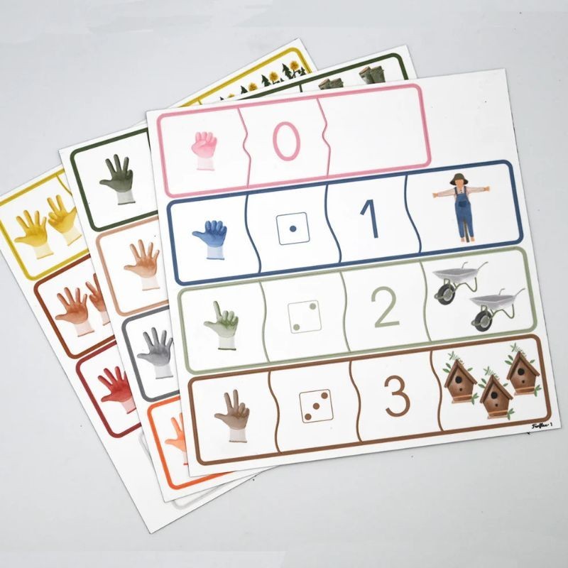 Magnetspiel Puzzle Ich lerne zählen