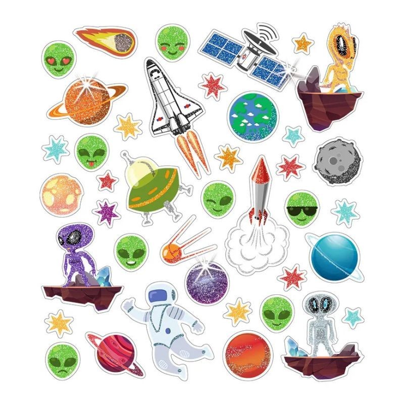 Sticker Glitzer Dinosaurier & Co.