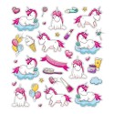 Sticker Glitzer Einhorn & Co.