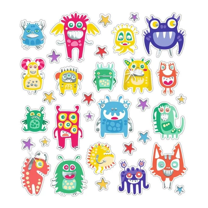 Sticker Glitzer Indianer & Co.
