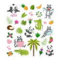 Sticker Glitzer Delfine & Co.