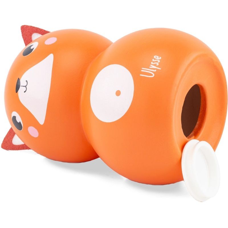 Spardose Fuchs aus Keramik und Filz