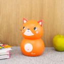 Spardose Fuchs aus Keramik und Filz