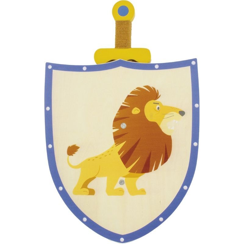 Schwert und Ritterschild Löwe