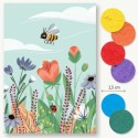 Postkarte Sommerwiese Saatkonfetti