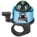 Fahrradklingel Detektiv Leo & Leo mit integriertem Kompass