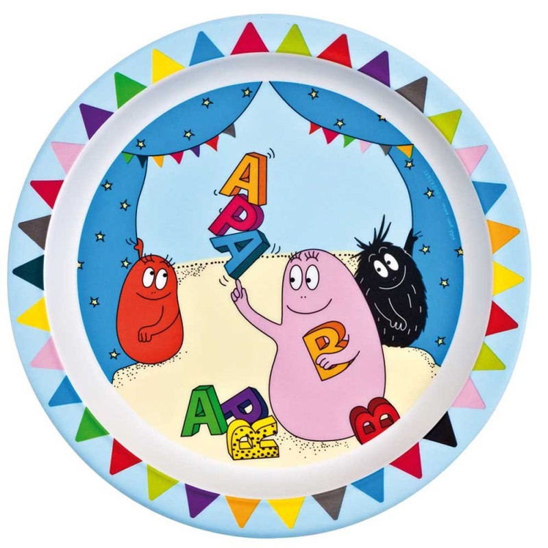 Kinderteller Barbapapa bunt