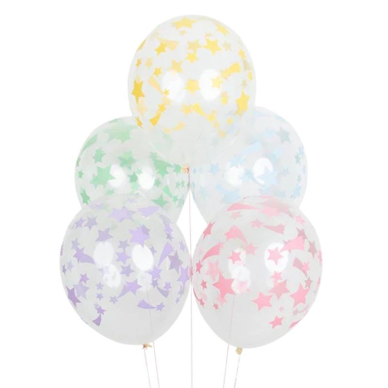 Luftballons Sternschnuppen