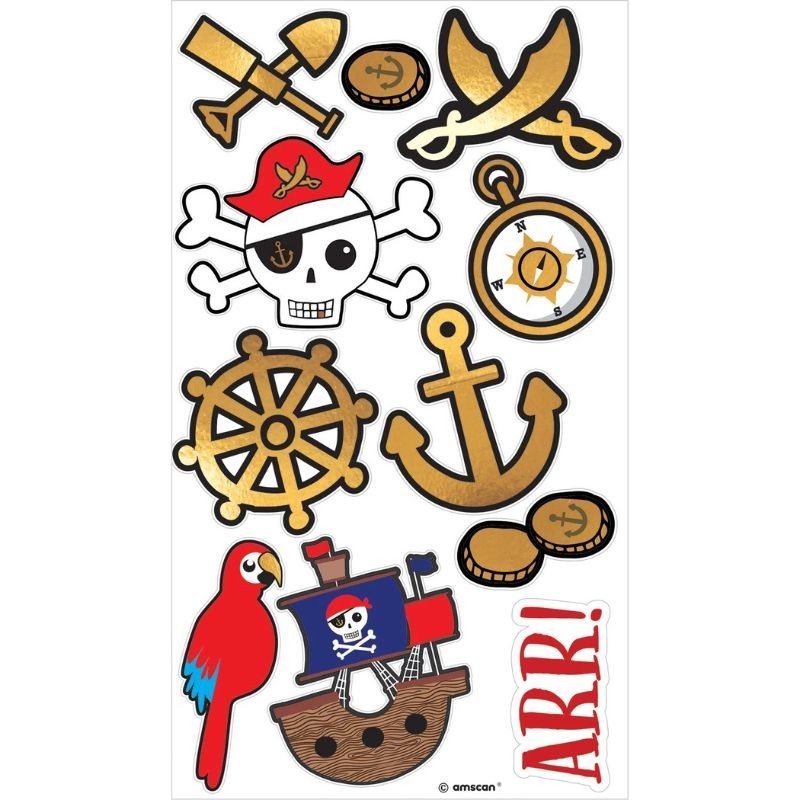 Kindertattoo Set Piraten