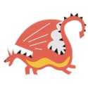 Einladungskarten Ritter & Drachen