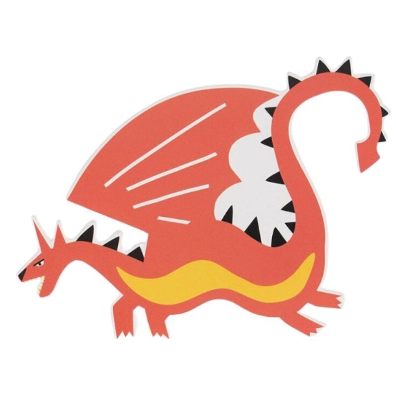 Einladungskarten Ritter & Drachen