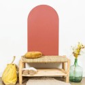 Magnettafel Bogen terracotta mit Magneten