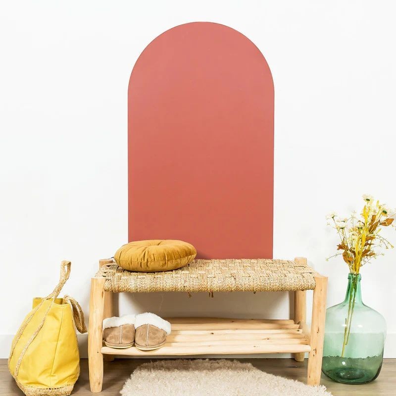 Magnettafel Bogen terracotta mit Magneten