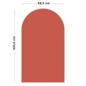 Magnettafel Bogen terracotta mit Magneten