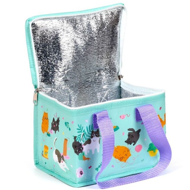 Isolierte Lunch Bag Kühltasche Katzen