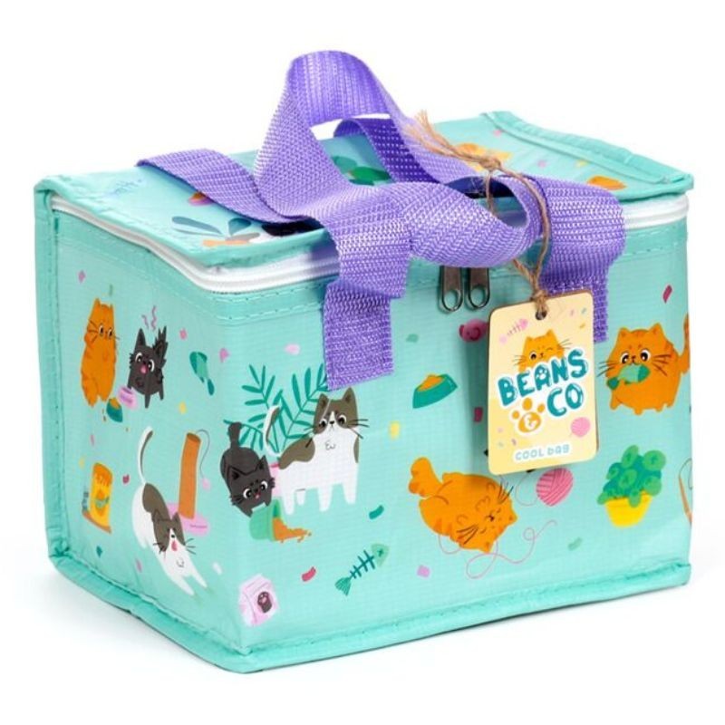Isolierte Lunch Bag Kühltasche Katzen