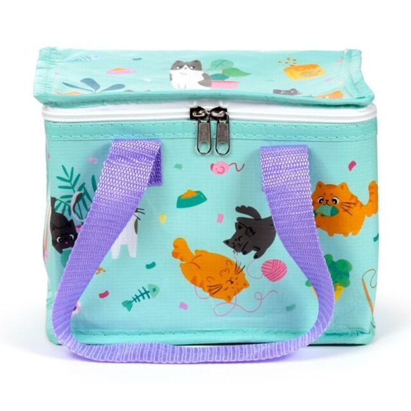 Isolierte Lunch Bag Kühltasche Katzen