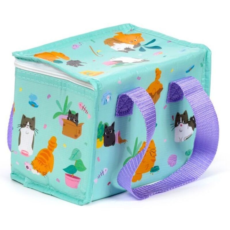 Isolierte Lunch Bag Kühltasche Katzen