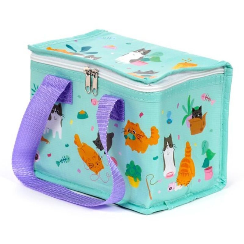 Isolierte Lunch Bag Kühltasche Katzen
